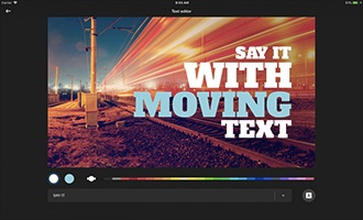iOS Motion Titles
